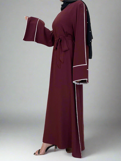 Urban Stripe: The Modern Modest Abaya