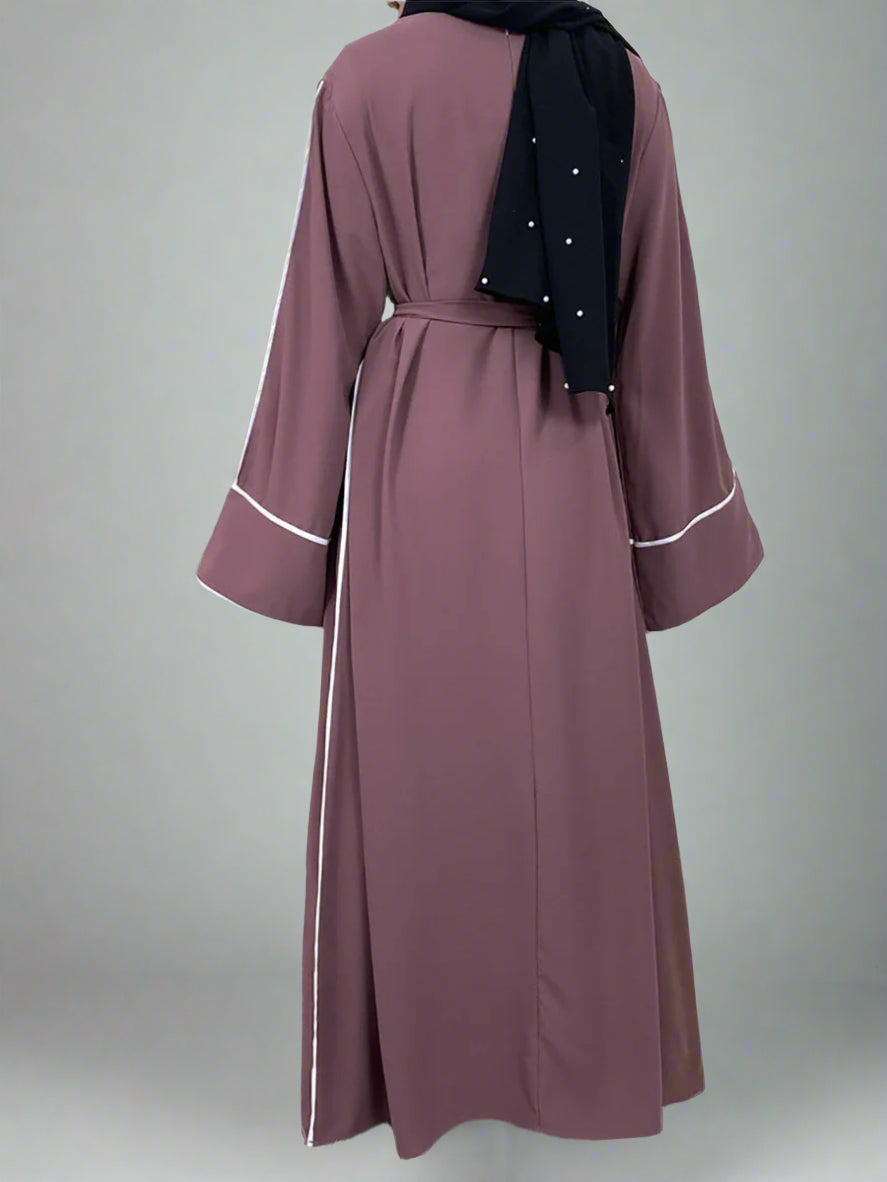 Urban Stripe: The Modern Modest Abaya