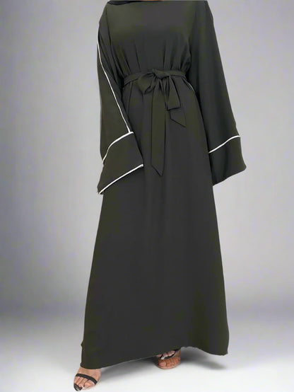 Urban Stripe: The Modern Modest Abaya