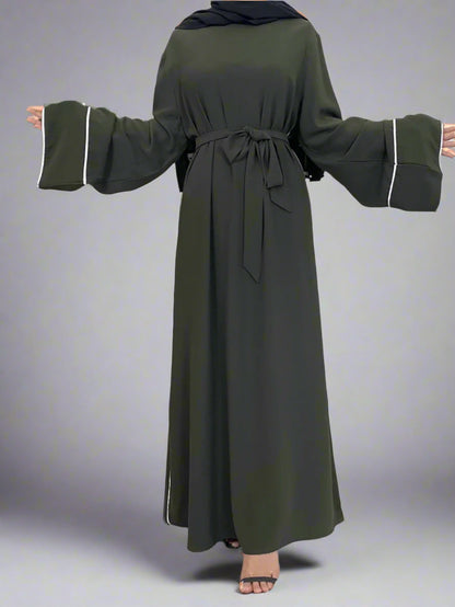 Urban Stripe: The Modern Modest Abaya