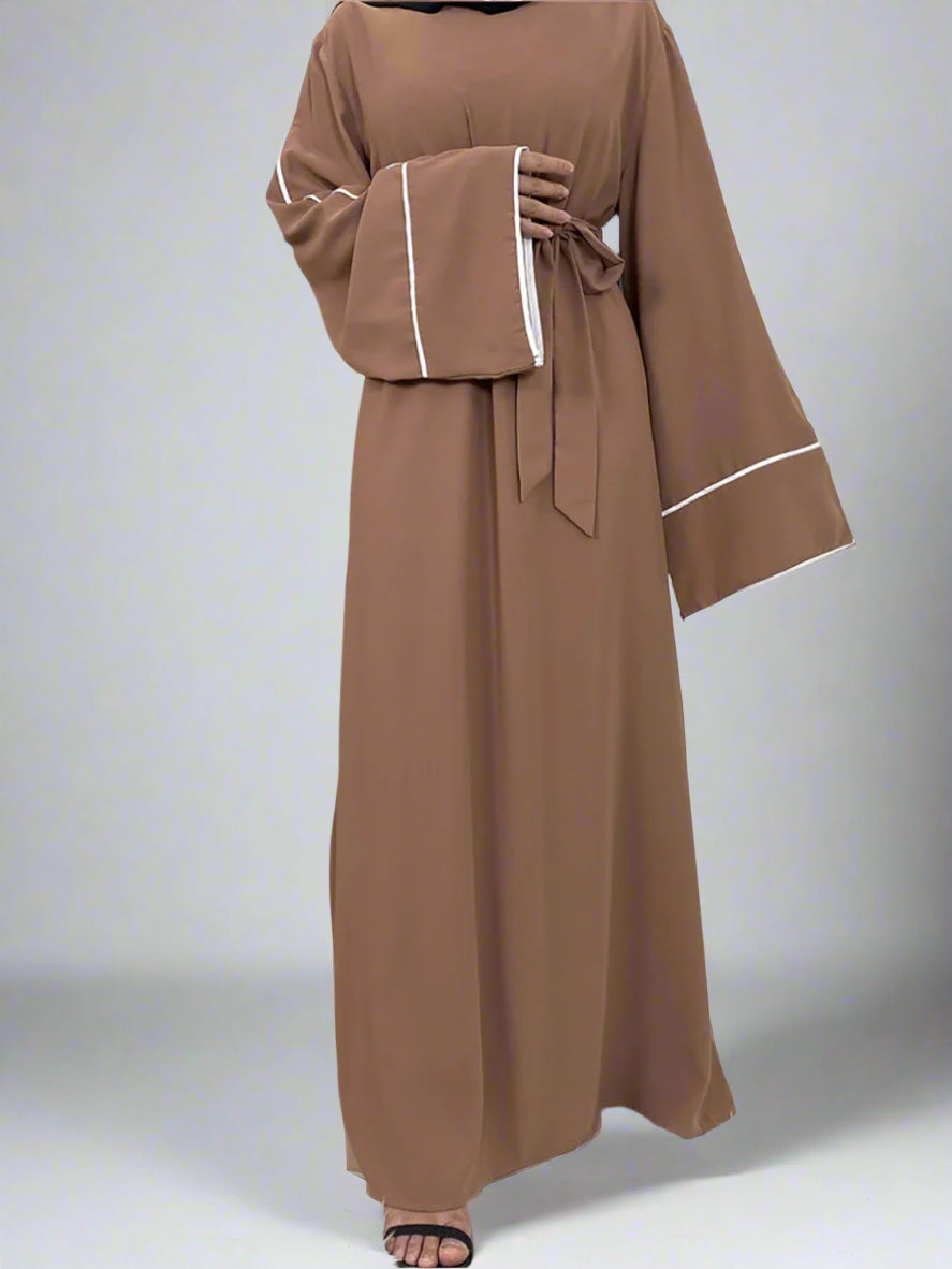 Urban Stripe: The Modern Modest Abaya