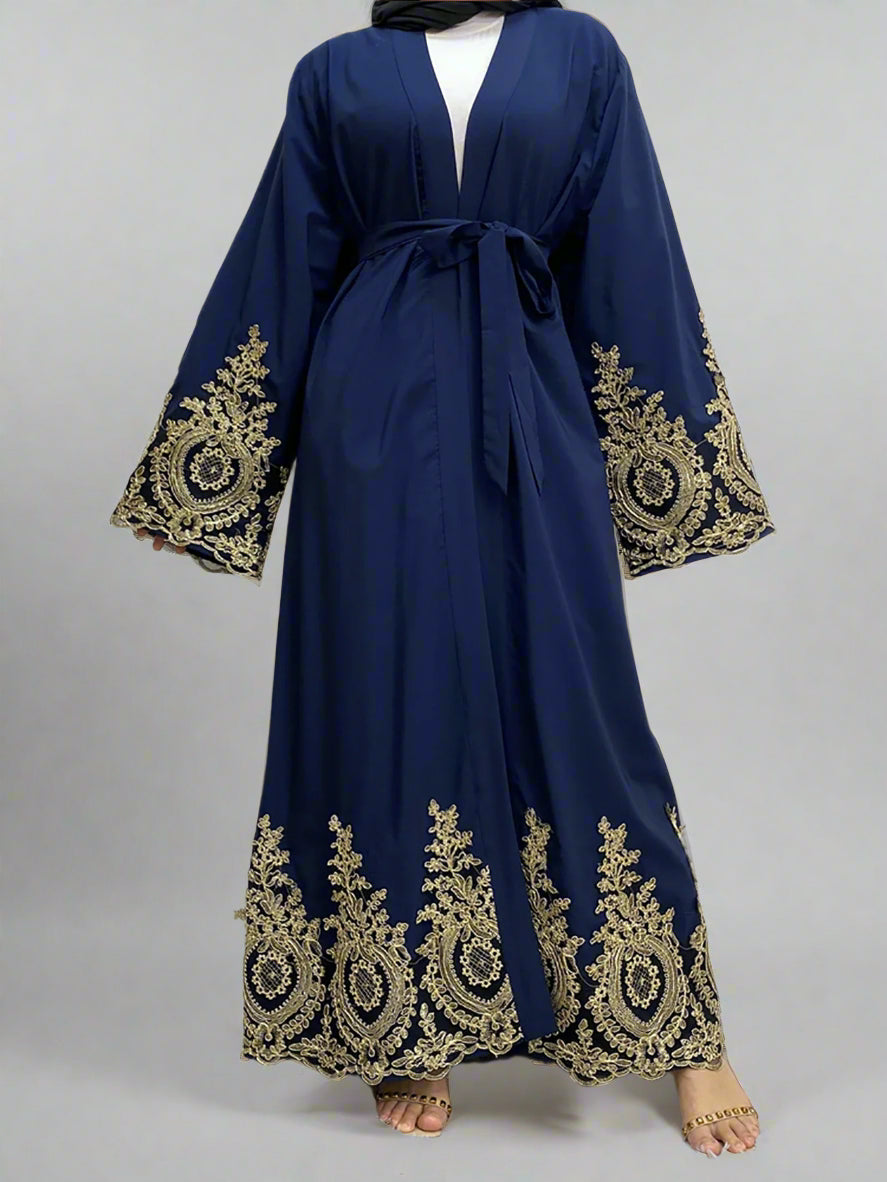 Gold Embroidery Abaya