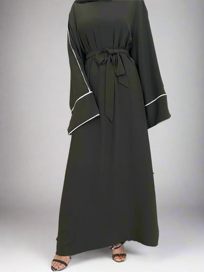 Urban Stripe: The Modern Modest Abaya