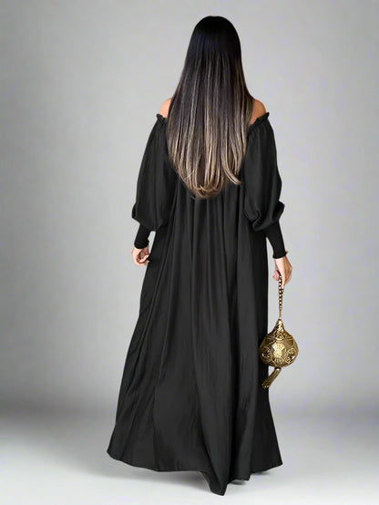 New Puff Sleeve Maxi Dress