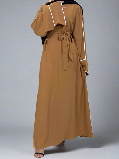 Urban Stripe: The Modern Modest Abaya