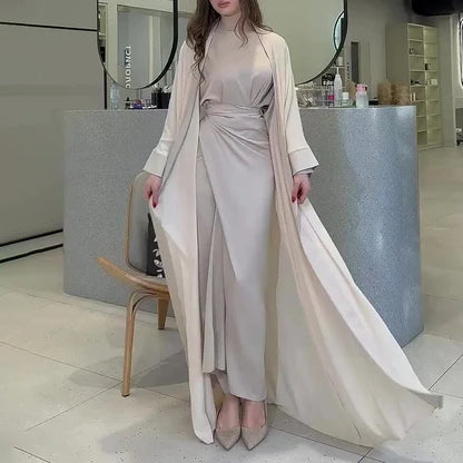 Ramadan Eid Abaya 2 Piece Set