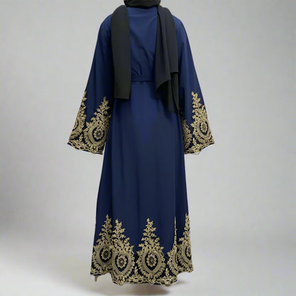 Gold Embroidery Abaya