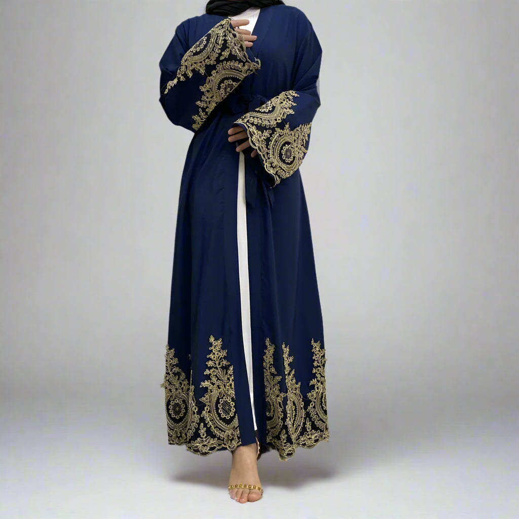 Gold Embroidery Abaya